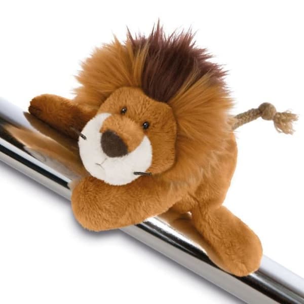 Plyschleksak - nici - Lion Kitan - 12 cm - Brun - Blandad