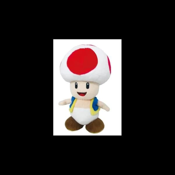 Super Mario plyschleksak - Röd padda 20 cm
