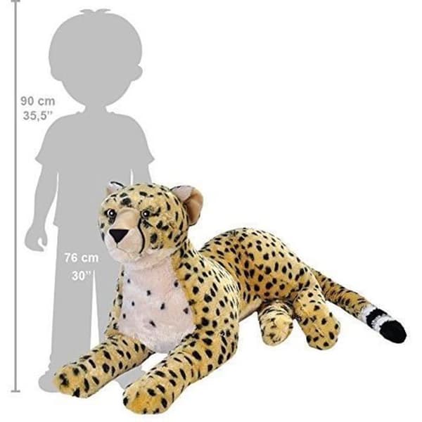 Wild Republic - 19553 - CK Jumbo Cheetah Plysch, 76 cm 19553