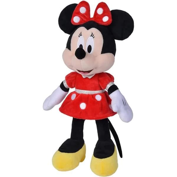 Simba A2102211 Minnie Soft Toy, Svart, Röd, Gul