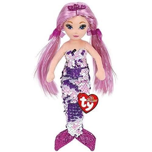 TY -TY02101 - SEA PALLJETTER - LORELEI SJÖJJfrufrun LILA PALJETT PLYSK