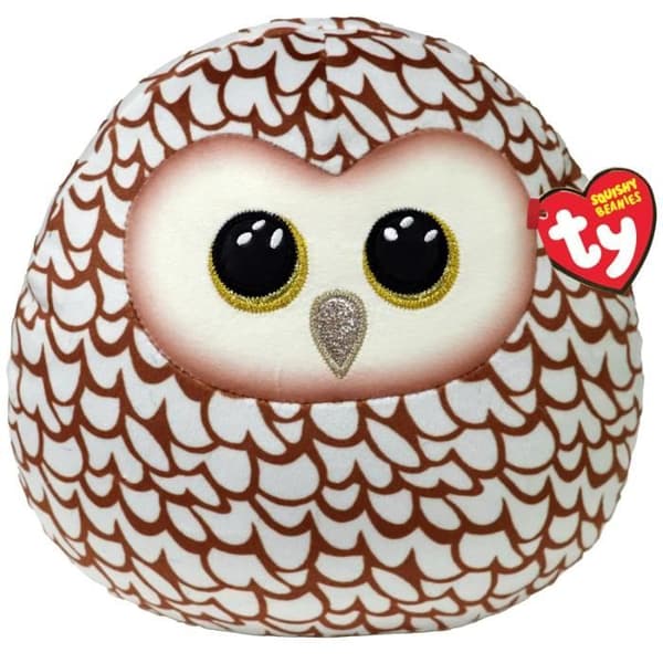 TY WHOOLIE OWL SQUISH A BOO 35,5 CM - SQUEEZE BEANIES FÖR BARN,