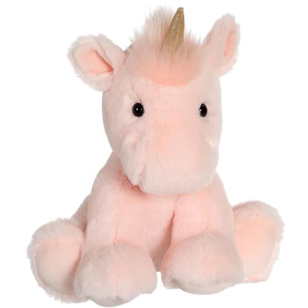 GIPSY unicorn plyschleksak - Floppy friends 30 cm - mjuk och mjuk kropp - glittrigt horn