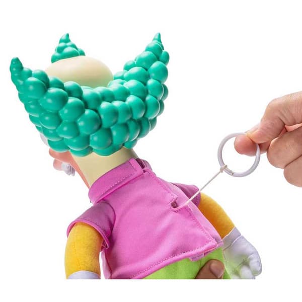 Jakks Pacific Krusty Vain Englanninkielisillä Toiminnoilla Simpsonit-pehmolelu