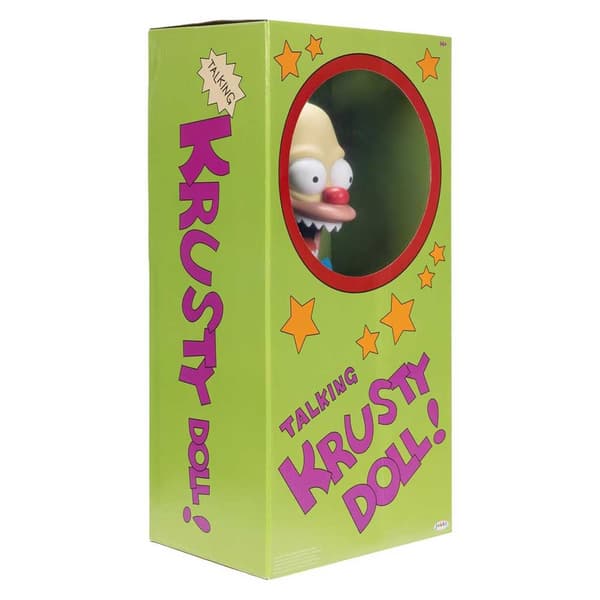 Jakks Pacific Krusty Vain Englanninkielisillä Toiminnoilla Simpsonit-pehmolelu