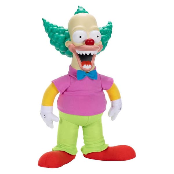 Jakks Pacific Krusty Vain Englanninkielisillä Toiminnoilla Simpsonit-pehmolelu