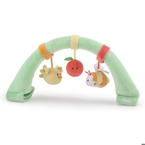 Peluche - TRUDI - Barnvagn Storlek M - Interaktiv - Mjuk - Broderad