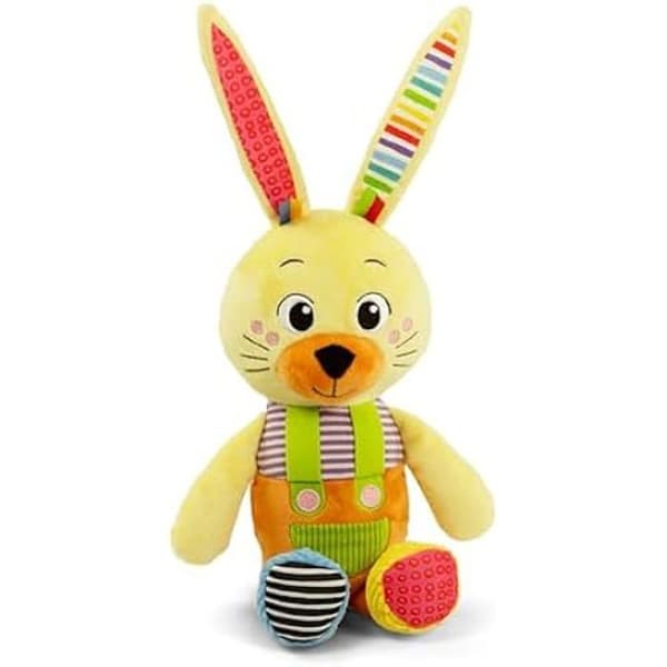 Clementoni - Baby for You Rabbit Benny The Bunny-Plush, Early Childhood Game, First Activity Toy, Washable Baby Man