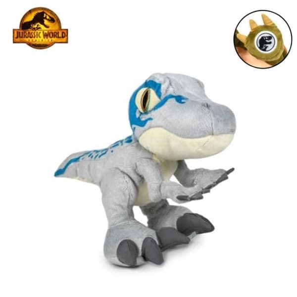 Jurassic World - Blå plysch 25 cm