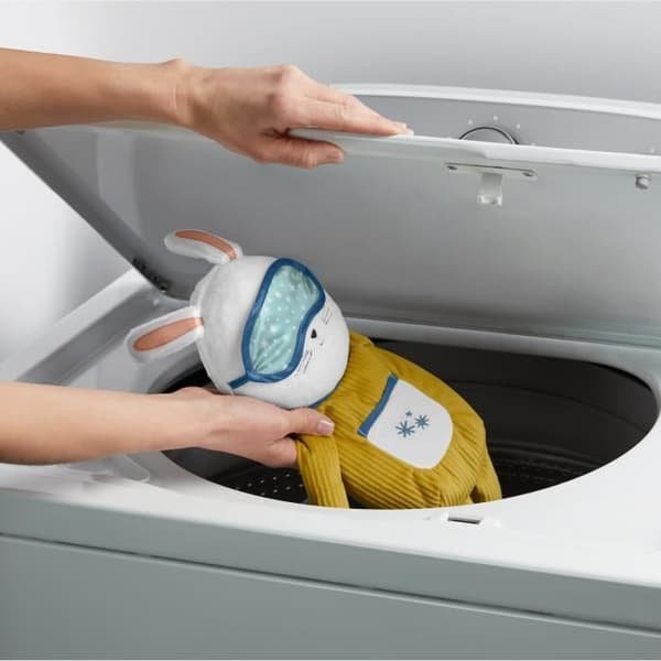 Fisher-Price - Lapinou Compagnon Dodo - Mjukleksak för kanin med musik och nattlampa - 18 månader och +