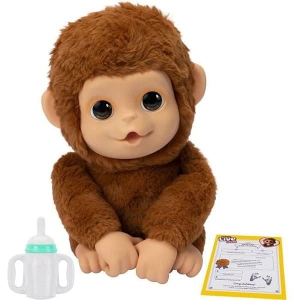 My Baby Monkey - ÄLGEKAKAR - LITTLE LIVE DET - Interaktiv apa med tillbehör