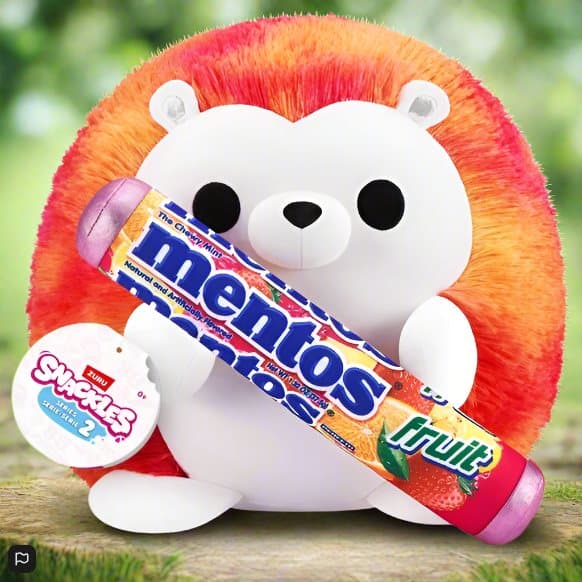 Snackles Series 2 35cm Hedgehog with Mentos