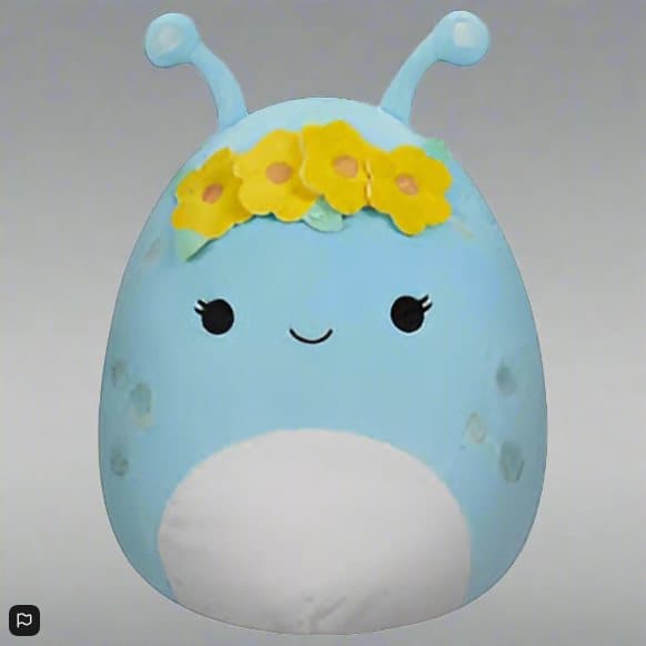 Original Squishmallows 40cm Natnat the Blue Alien Soft Toy