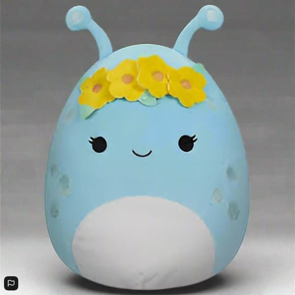 Original Squishmallows 40cm Natnat the Blue Alien Soft Toy