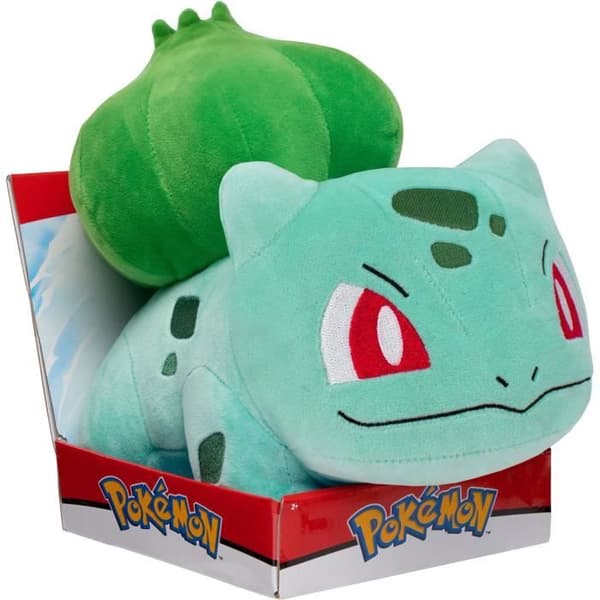 Plyschleksak - BANDAI - Pokémon Bulbasaur - 30 cm, ren mjukhet och ömhet