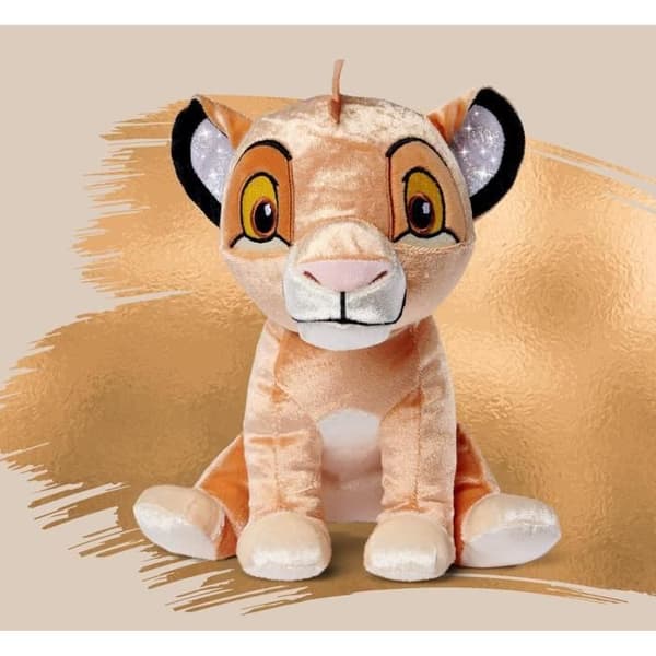 Disney - Platinum Simba 25 cm glänsande leksaksspel gosedjur lejonkungen