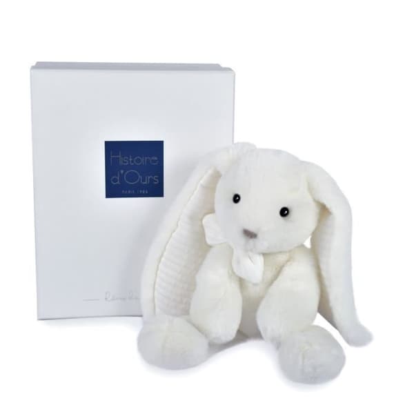 Preppy Chic Rabbit Plysch 30CM Vit - BEAR STORY - Plysch - Vit - 30CM - Föredraget - Baby - Blandat
