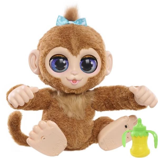 Interaktiv leksak - FURREAL FRIENDS - Peanut the Monkey - Över 100 reaktioner, promenader, balansering och kel