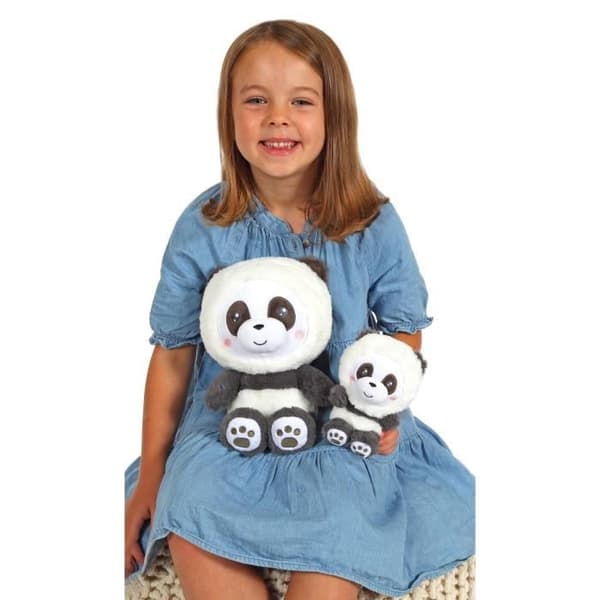 Panda Hoody Pets plyschleksak - GIPSY TOYS - 24 cm