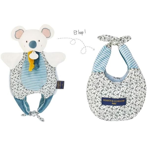Doudou et Compagnie - Doudou Koala - Doudou väska - Grön - 30 cm - Doudou amusette