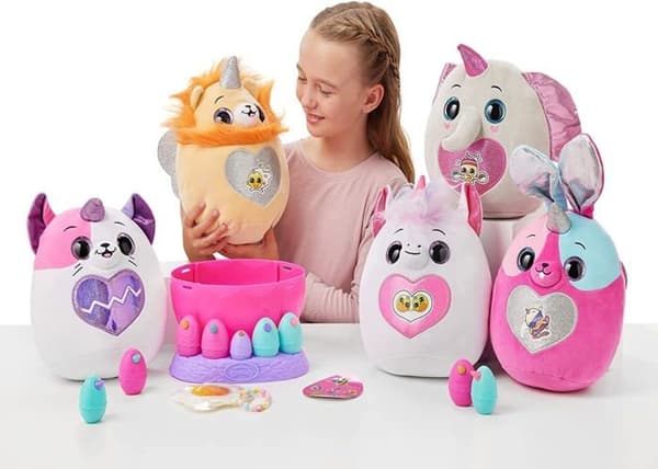 Rainbocorns - 9258E - Eggzania Mania, Elephantcorn Collectible Surprise Plush Pet, Elephant