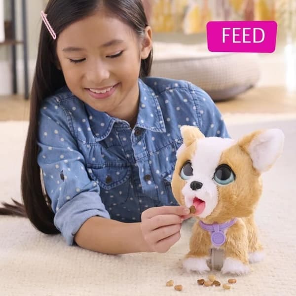 Interaktiv leksak - FURREAL FRIENDS - My Popo Friend 23 cm - Interaktivt djur med koppel, godsaker och spade