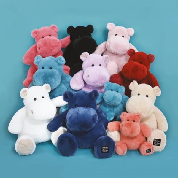Flodhäst mjukis 40CM Vit - BEAR STORY - Plysch - Baby - Inredning