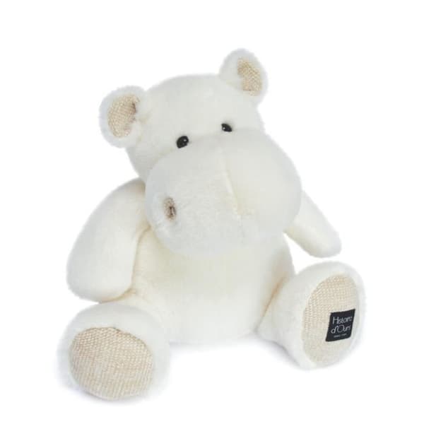 Flodhäst mjukis 40CM Vit - BEAR STORY - Plysch - Baby - Inredning