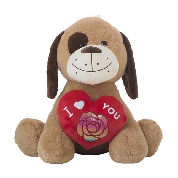 Creaciones Llopis Hjertehvalp Amour 58 Cm Bamse Rød