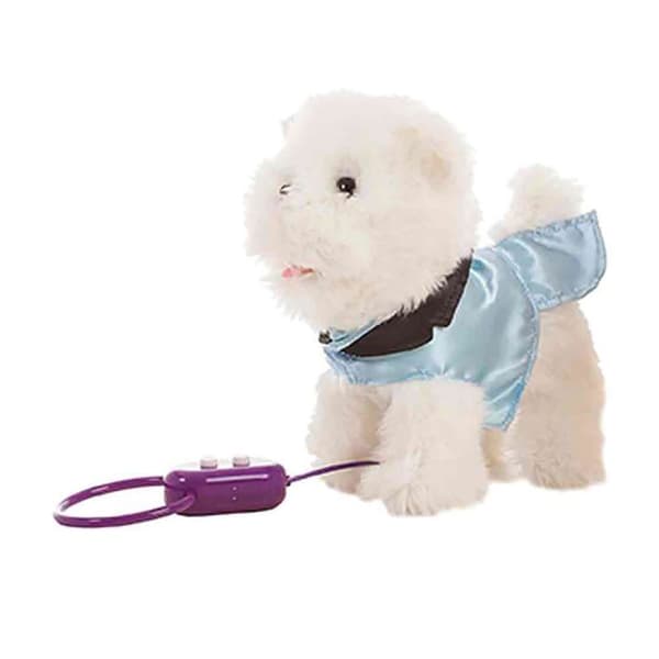 Creaciones Llopis Hundpromenader Och Skällande Kabel Med Batterier Nalle 22 Cm Rosa
