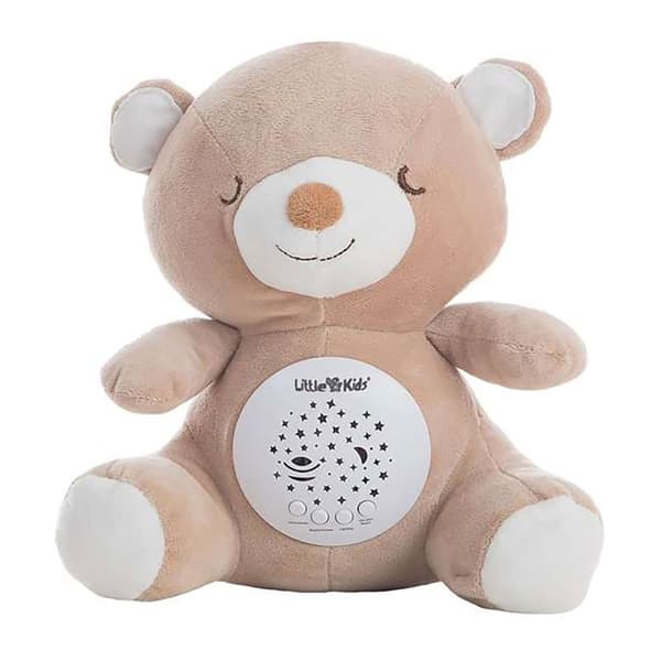 Creaciones Llopis Musik-luz Bear Projektor Nalle 25 Cm Rosa