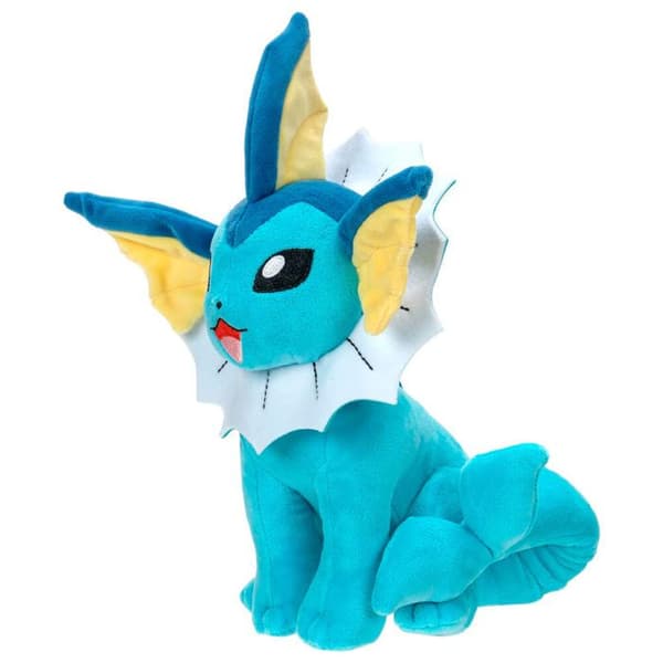 Plysdjur - Jazwares - Vaporeon - Blå - 3 år - Inomhus