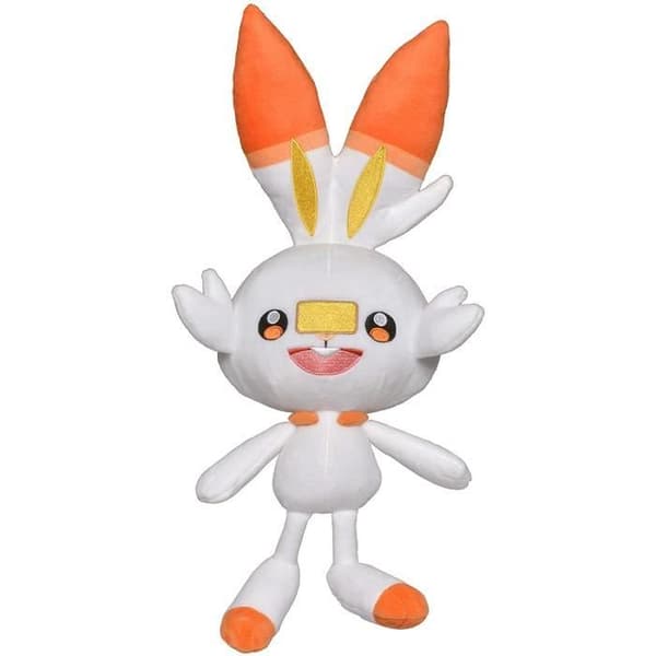 Pokemon Sword &amp; Shield Scorbunny Soft Plush 8''