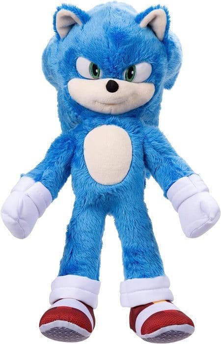 Mjuk Sonic plyschleksak 30 cm - Sonic - Plysch - Blå - Barn - 30 cm