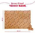 Miniatyrbild 4 av 5: Perletti Teddy Med Filt Teddy 22 Cm Orange