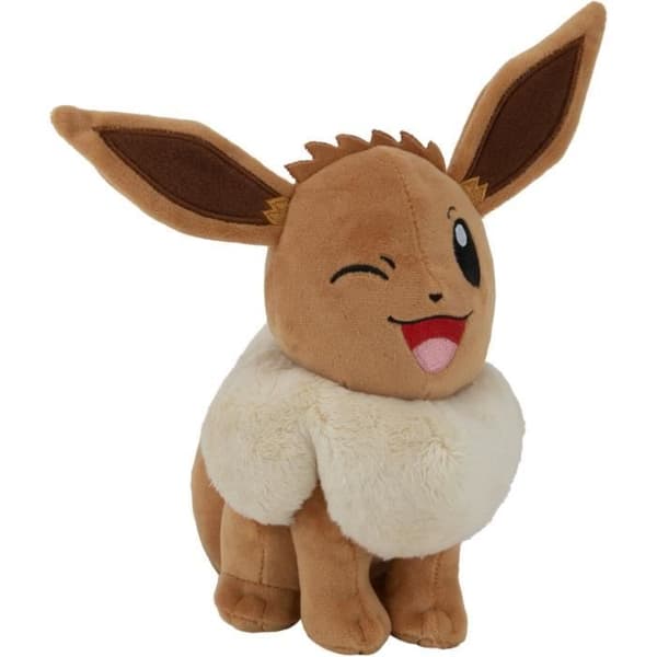 Plysch - BANDAI - Pokémon Eevee - 20 cm, ren mjukhet och ömhet