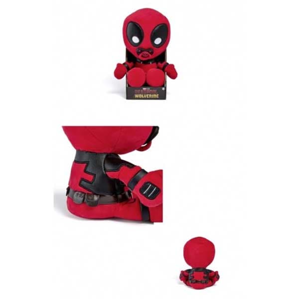 Marvel Teddybjørn Til Babybassin 25 Cm Rød