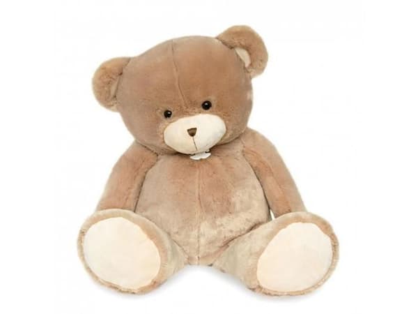 Plyschleksak - Bear Story - Bellydou - 90 cm - Champagne - Exceptionell mjukhet