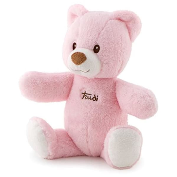 Gosedjur - Cremino Björn - 36 cm - Rosa - Broderade detaljer - Maskintvättbar