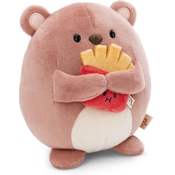 Peluche - Nici - Nomo Björn - 16 cm - Brun - Samling Super Mochi