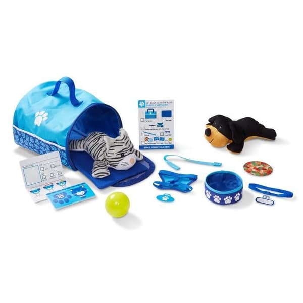 Transportbur - MELISSA & DOUG - Plysch - För barn - Blå