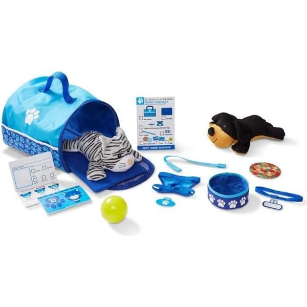 Transportbur - MELISSA & DOUG - Plysch - För barn - Blå