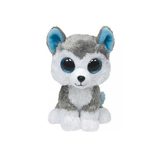 TY Plyschleksak - Husky XL - Grå - 41 cm - För barn