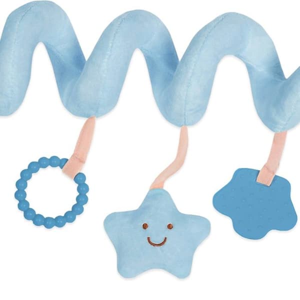 Duffi mjukis för baby - 0583-12 - Blå spiral mjuk leksak Master Baby Home, S.L.