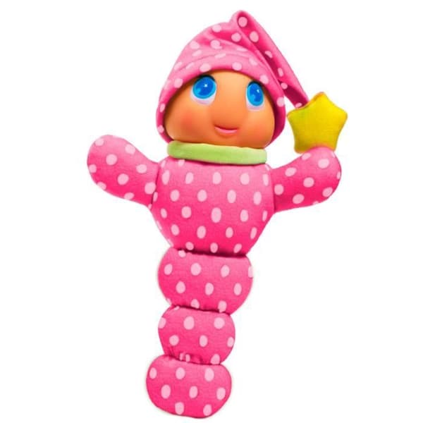 Lysande plyschleksak för baby - MOLTO - Gusy Luz Rose - 28 cm - Batteridriven