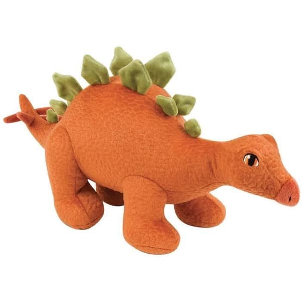 JEMINI Les Jeminosaurs Stegosaurus dinosaurie mjuk leksak +/- 45 cm - 100 % återvunnen