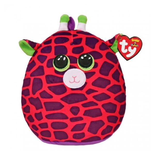 Squish A Boos liten kudde - Gilbert the Giraffe - Röd - TY - Barn - Inomhus