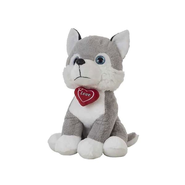 Creaciones Llopis Husky Hjertebamse 48 Cm Grå