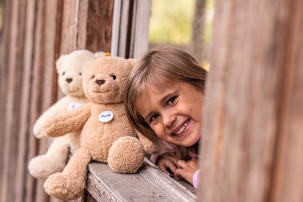 Steiff plyschleksak - 113963 - Teddy Ben Bear - Beige - 30 cm