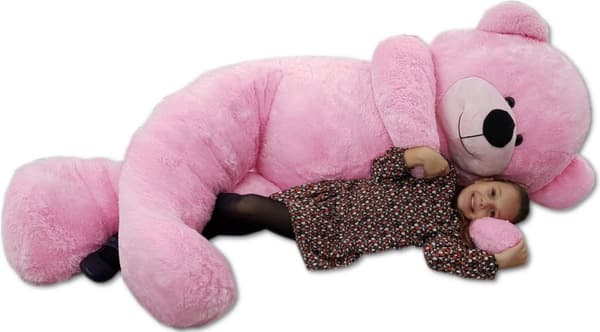220cm Hållbar Anti-Allergen Bomulls Teddybjörn - Luxe Europeiskt Tillverkad